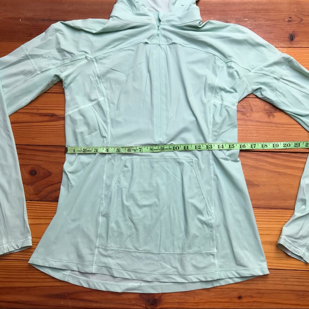 Lululemon Mint Half Zip Hoodie, EUC, 10 - Picture 9 of 16